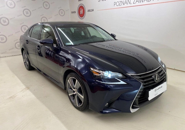 Lexus GS cena 119900 przebieg: 108039, rok produkcji 2017 z Poznań małe 277